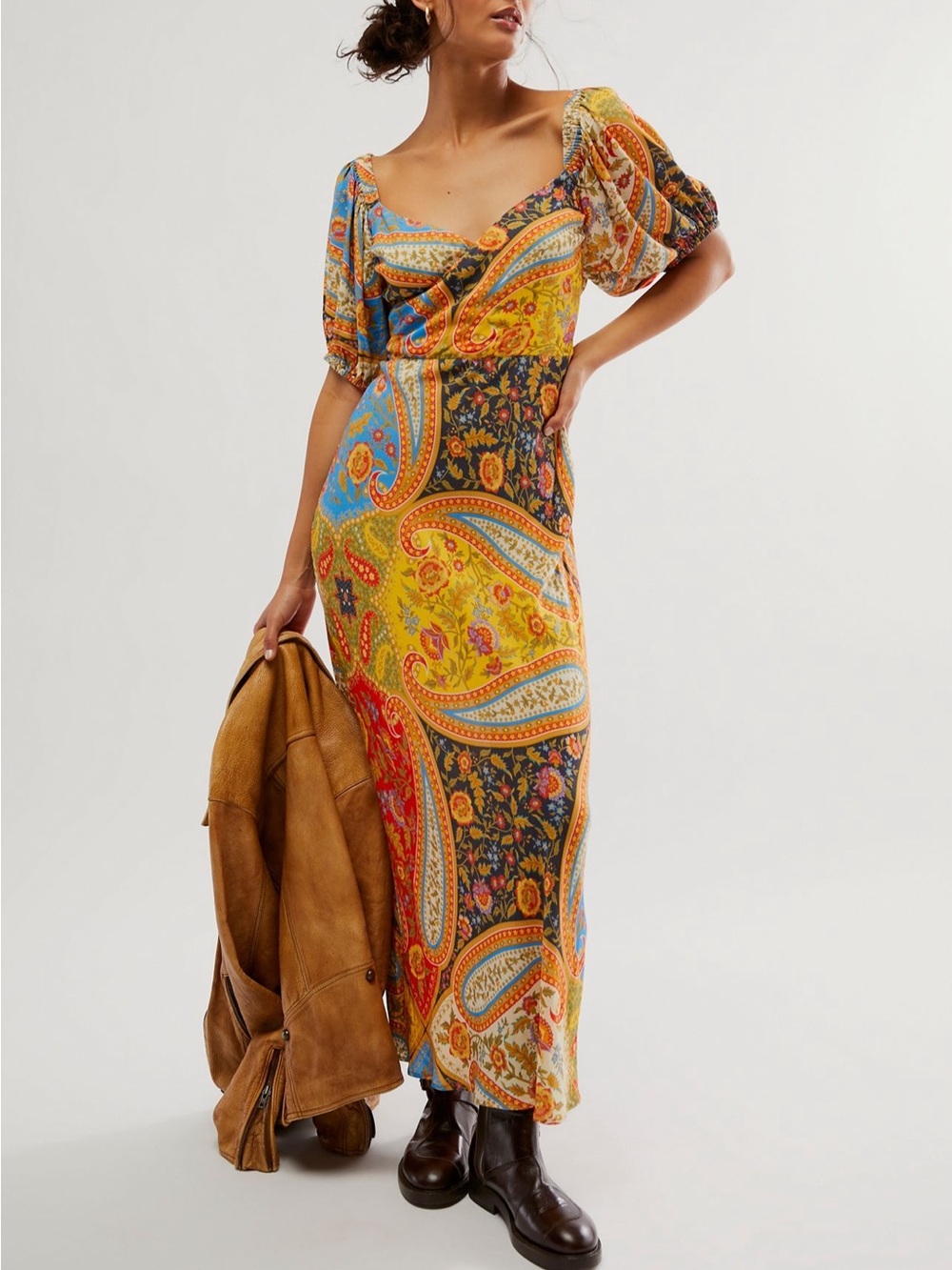Spell Belladonna Kaleidoscope Maxi Dress - Size M - Like New